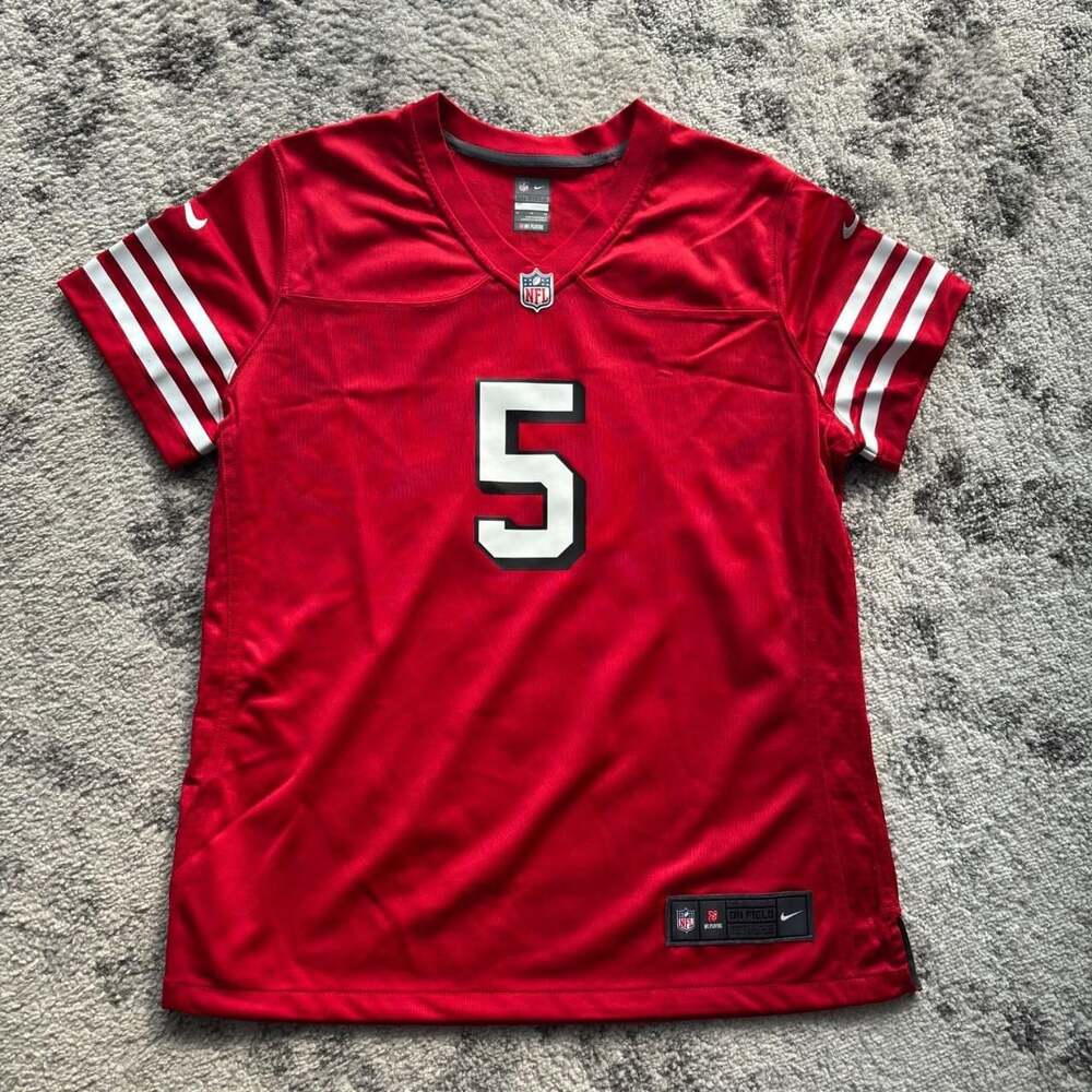 Nike San Francisco 49ers Trey Lance #5 NFL On Field Jersey XL